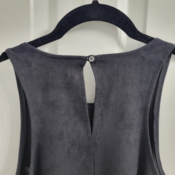 Suede Embroidered Tank Top - Picture 5 of 7